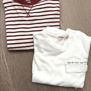 Two Zara baby shirts